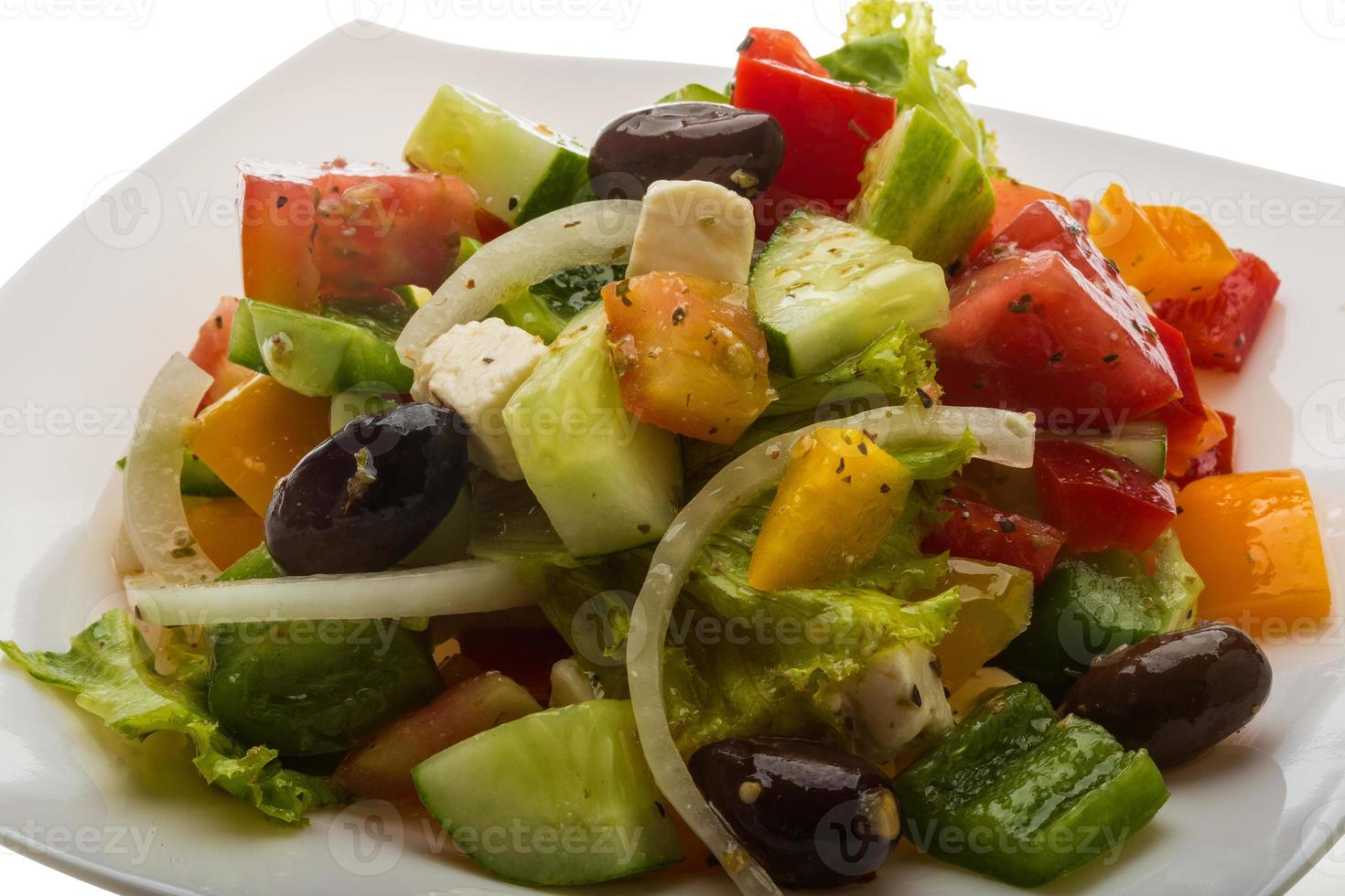Delicous greek salad photo