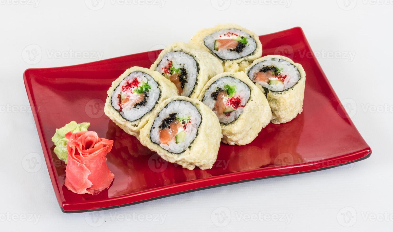 cocina japonesa tempura maki sushi foto