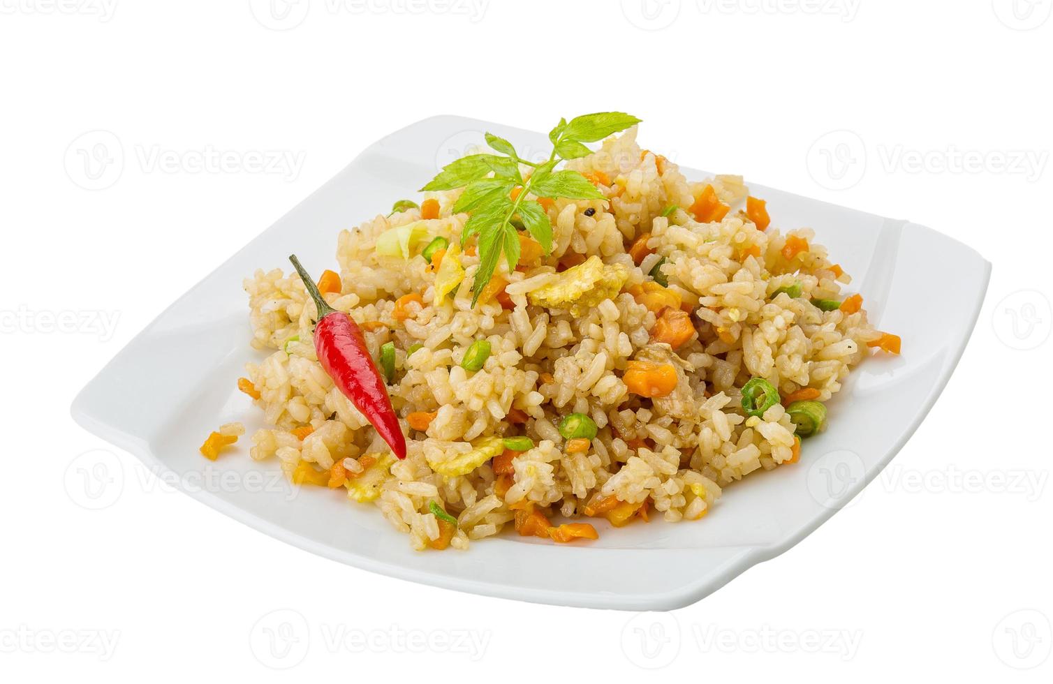 Vegetarian fried rice photo