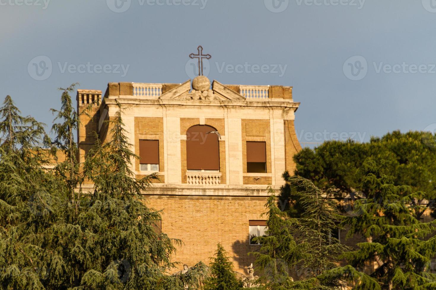 Great church in center of Rome, Italy. photo