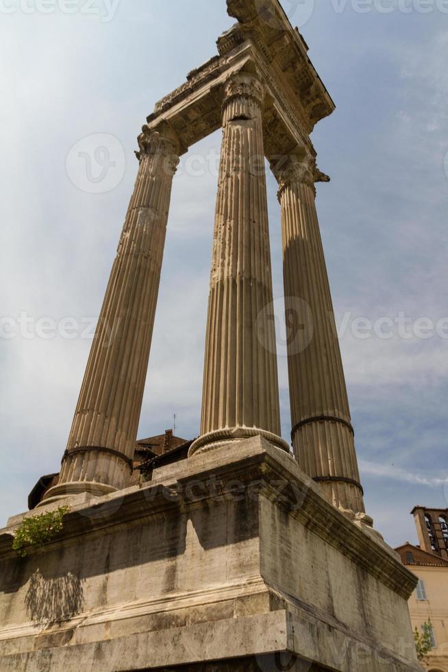 Ruins by Teatro di Marcello, Rome - Italy photo