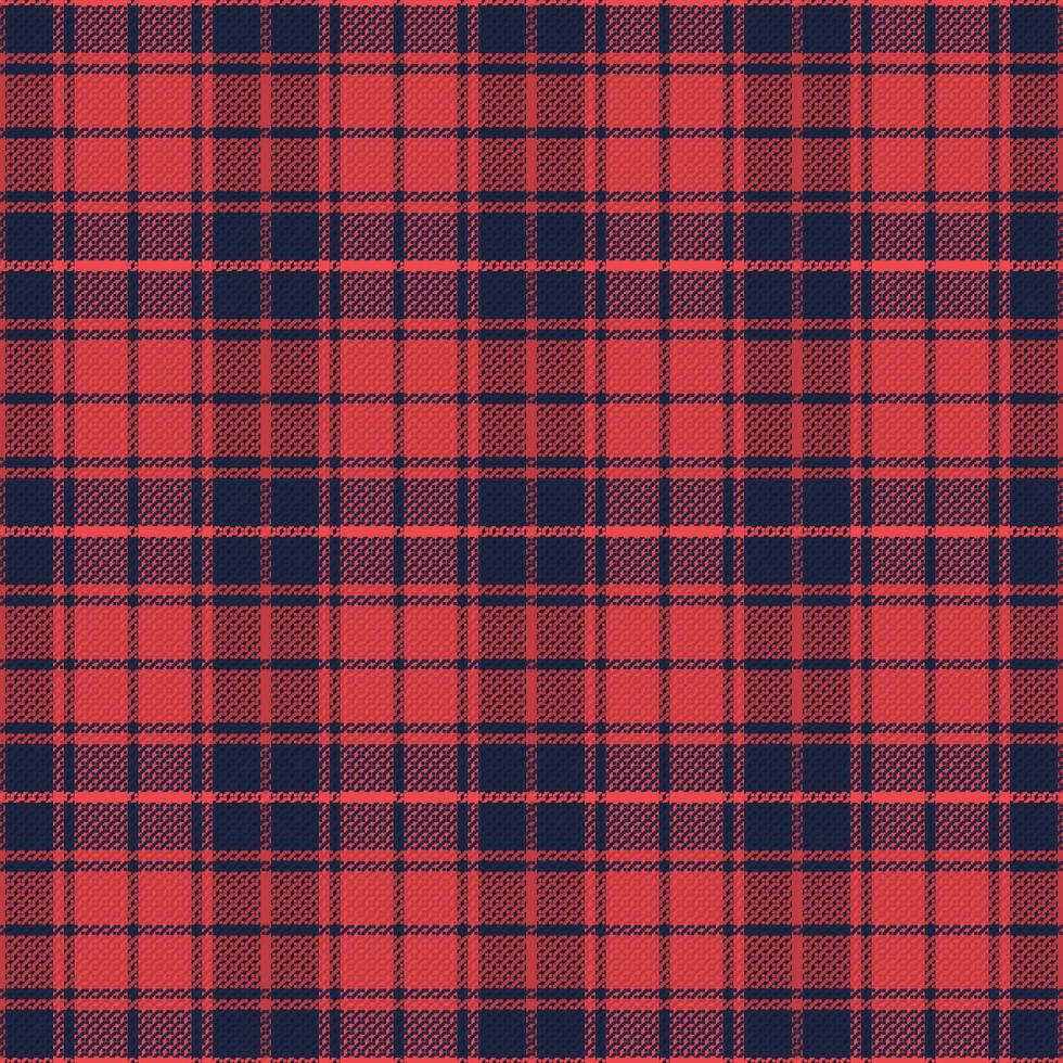 Tartan plaid pattern with texture. vector