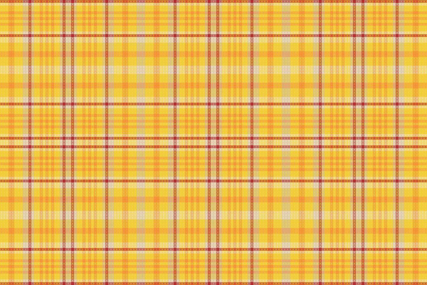 Tartan plaid pattern with texture and warm color. vector