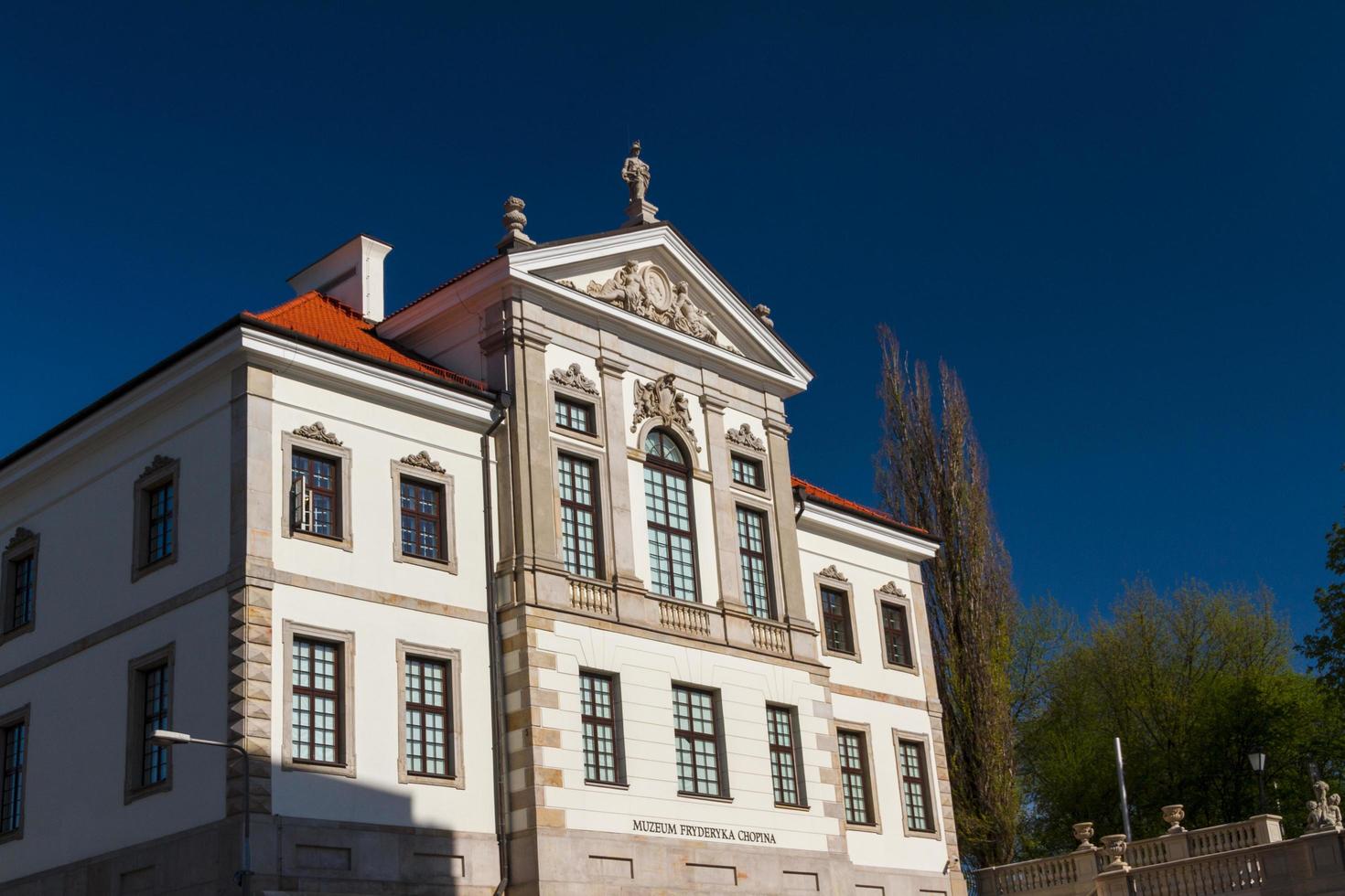 Museum of Frederick Chopin. Baroque palace in Warsaw.. Famous Dutch architect Tylman van Gameren. photo