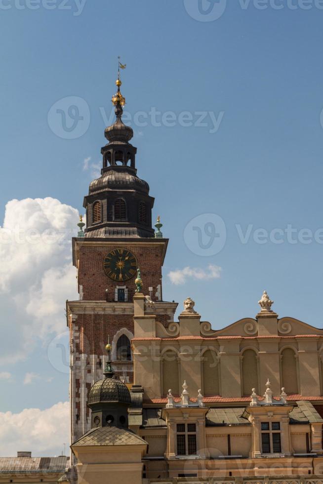 Sukiennice building in Krakow, Poland photo