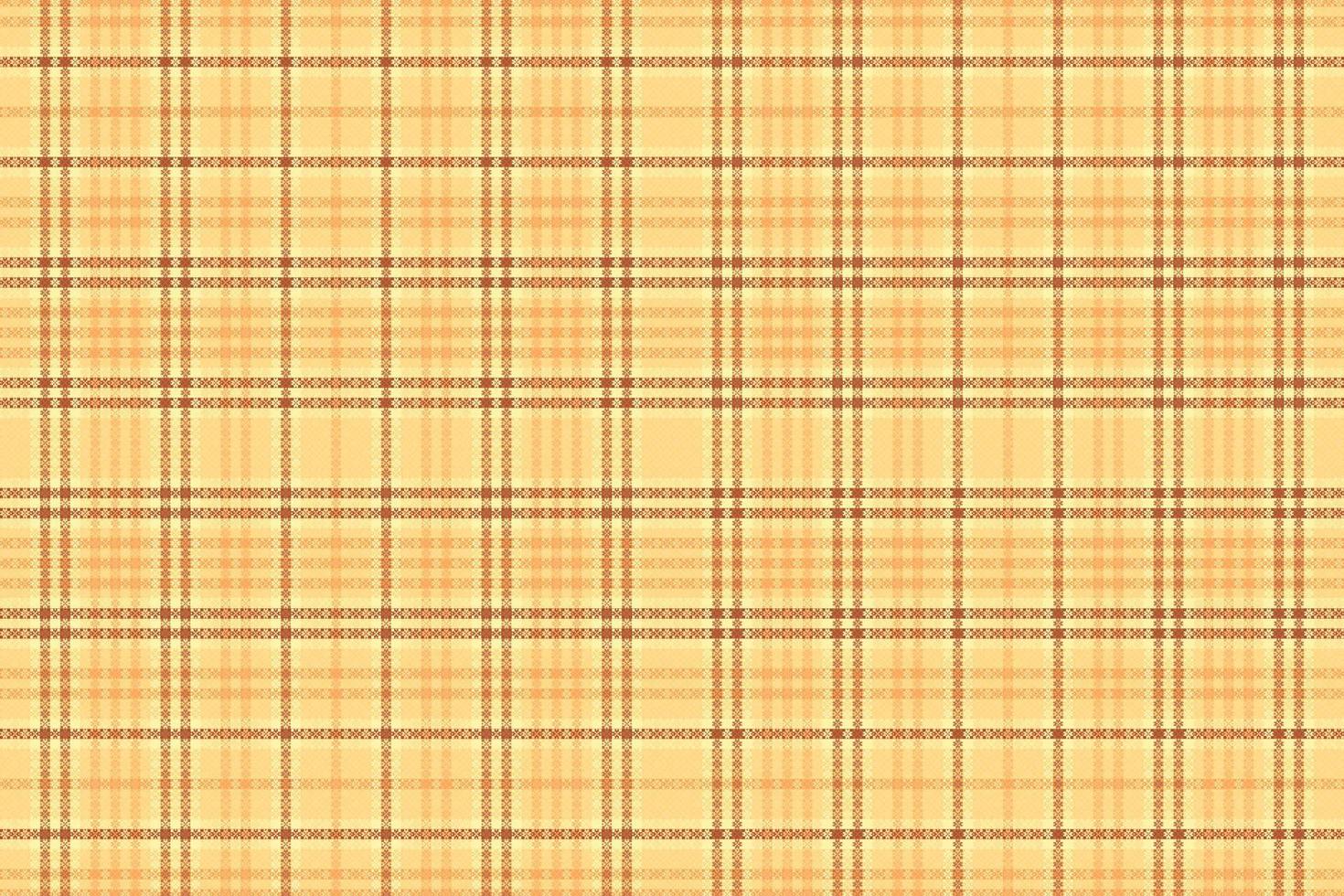patrón de tartán a cuadros con textura y color cálido. ilustración vectorial vector