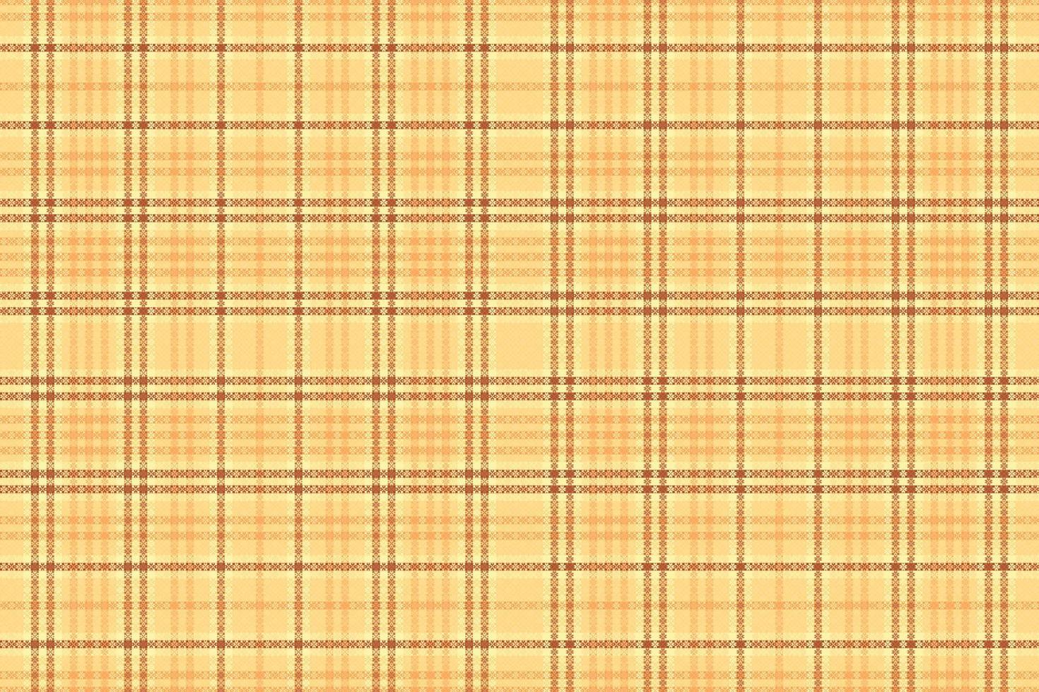 Tartan plaid pattern with texture and warm color. Vector illustration.