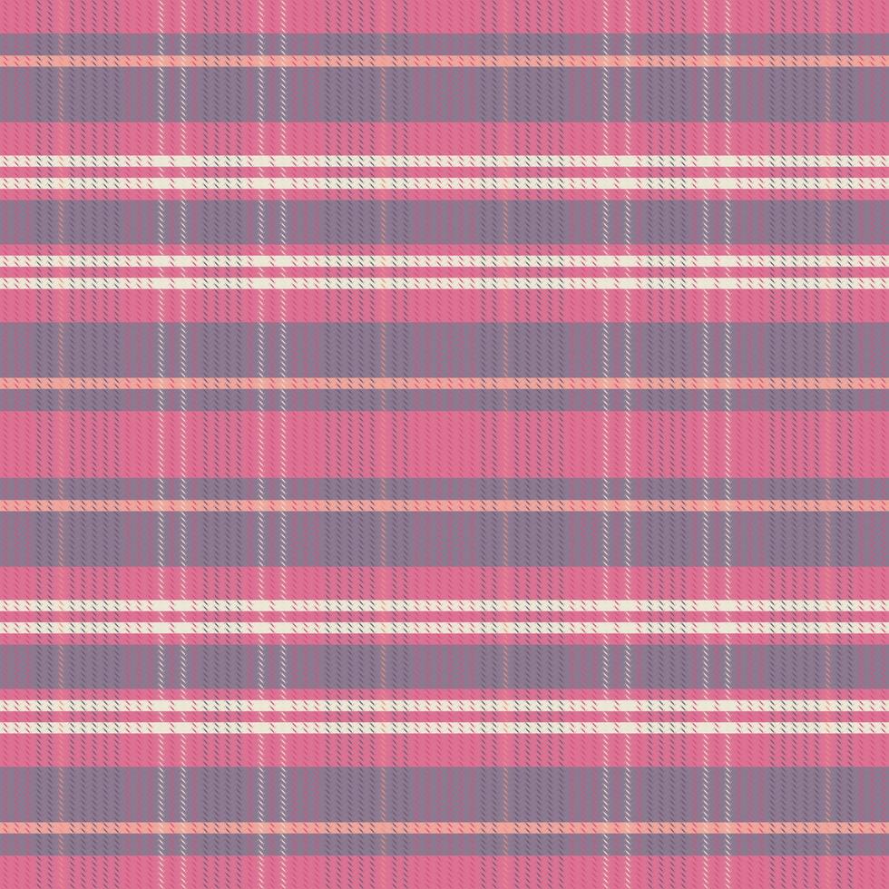Tartan plaid pattern with texture and warm color. vector