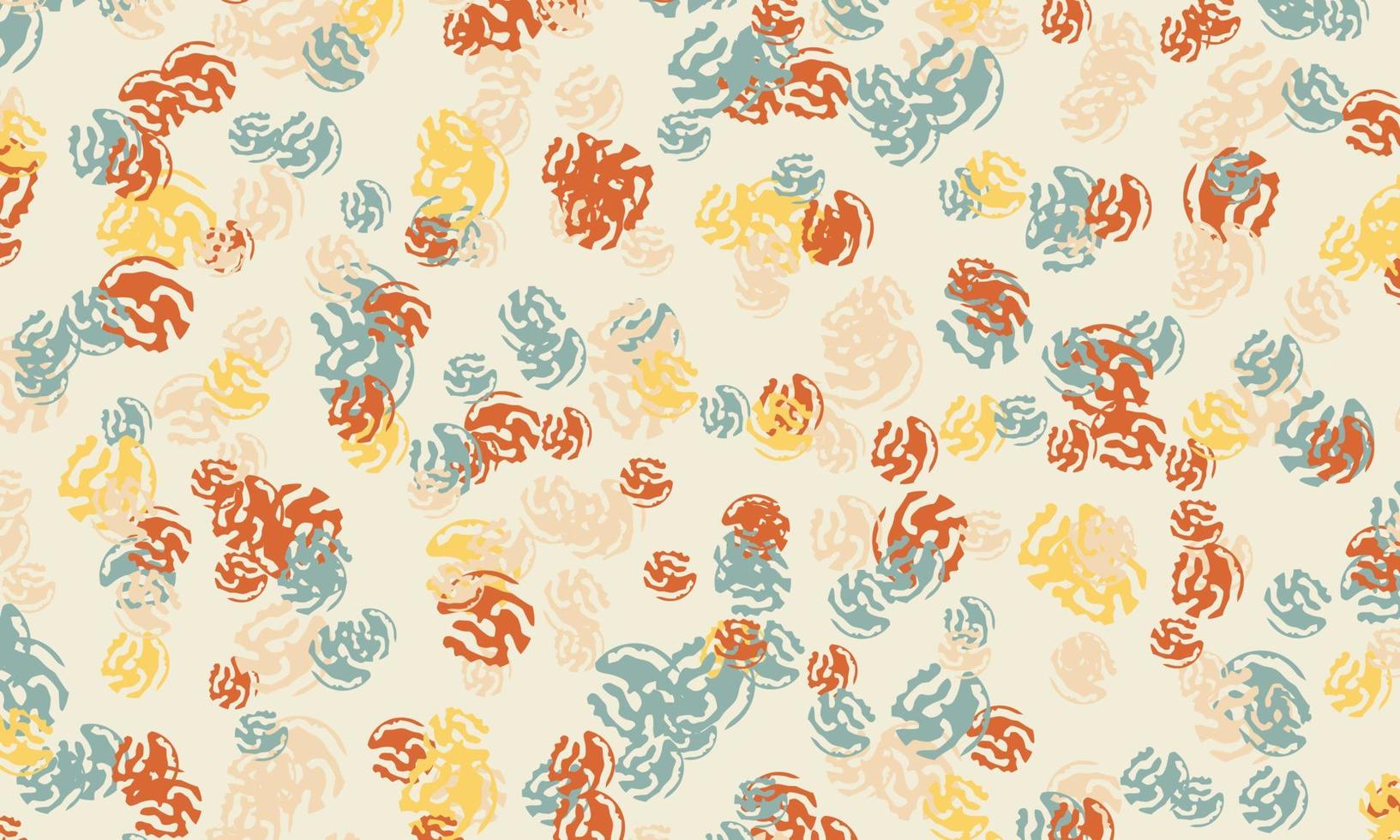 Abstract colorful vector texture with random forms.