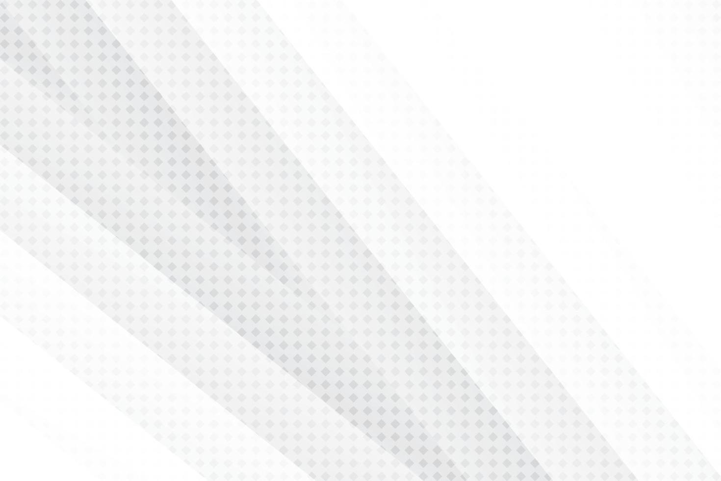 Abstract white and gray color, modern design background with geometric shape. Vector illustration.