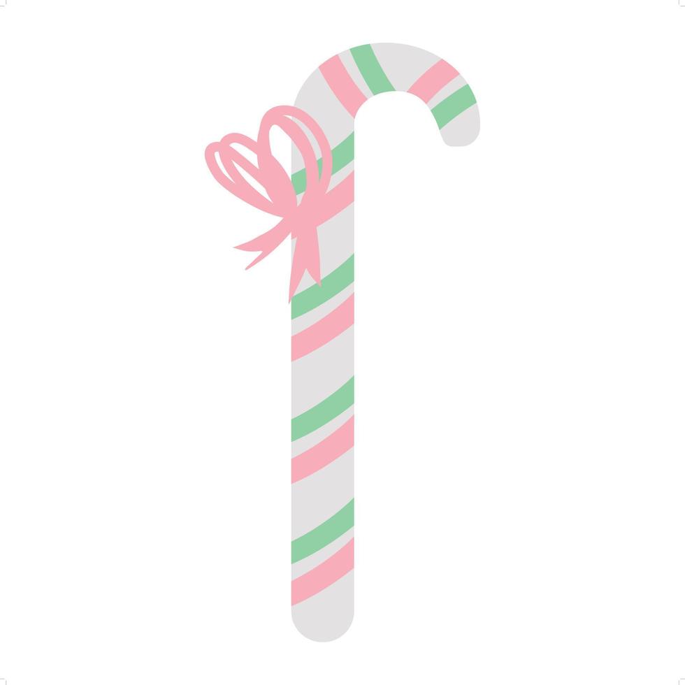 candy cane icon vector
