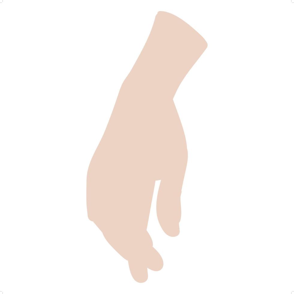 simple hand icon vector