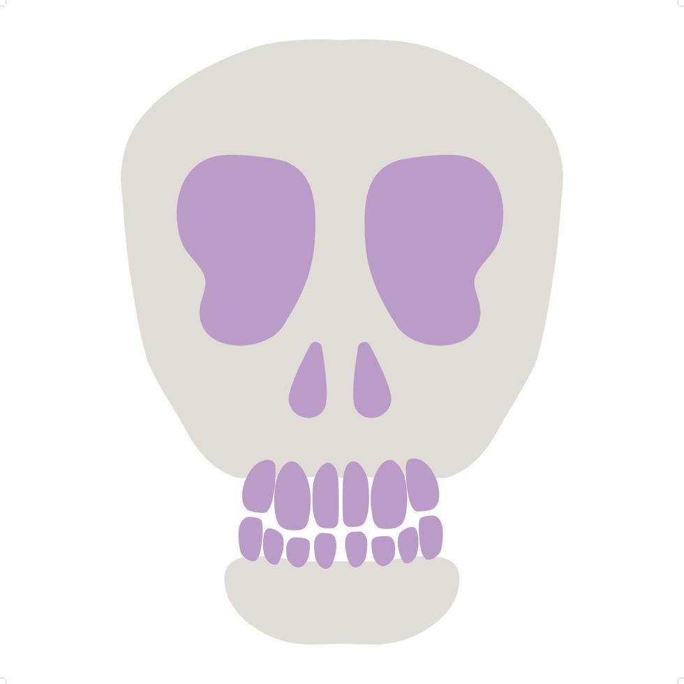 Spooky Skull icon vector