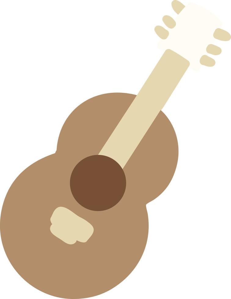 singing acoustic guitar vector