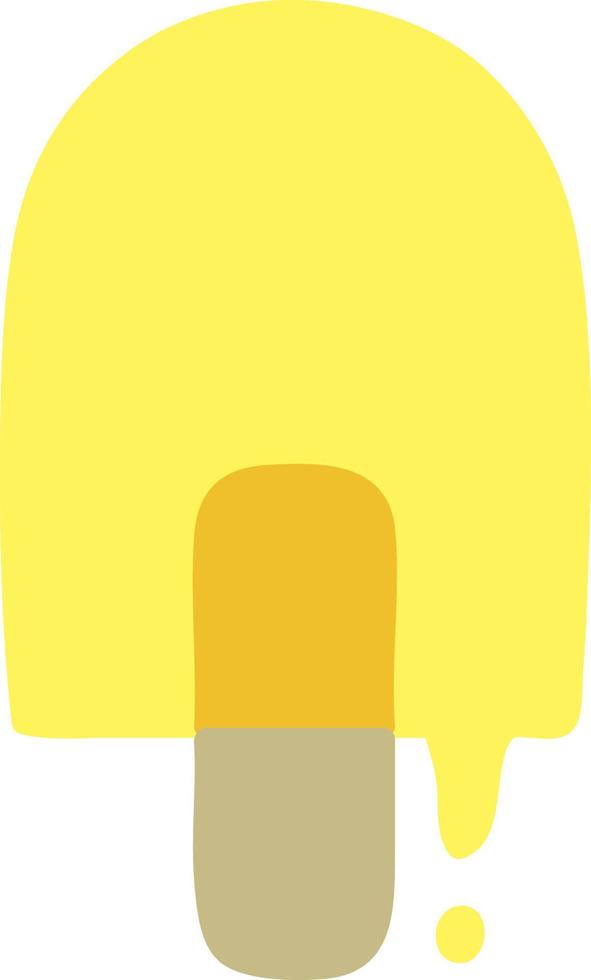 melting ice lolly vector