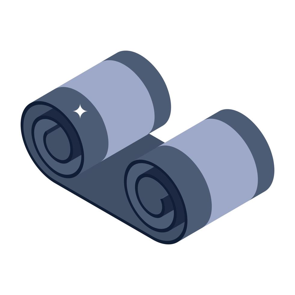 Check out the isometric icon of road carpet vector