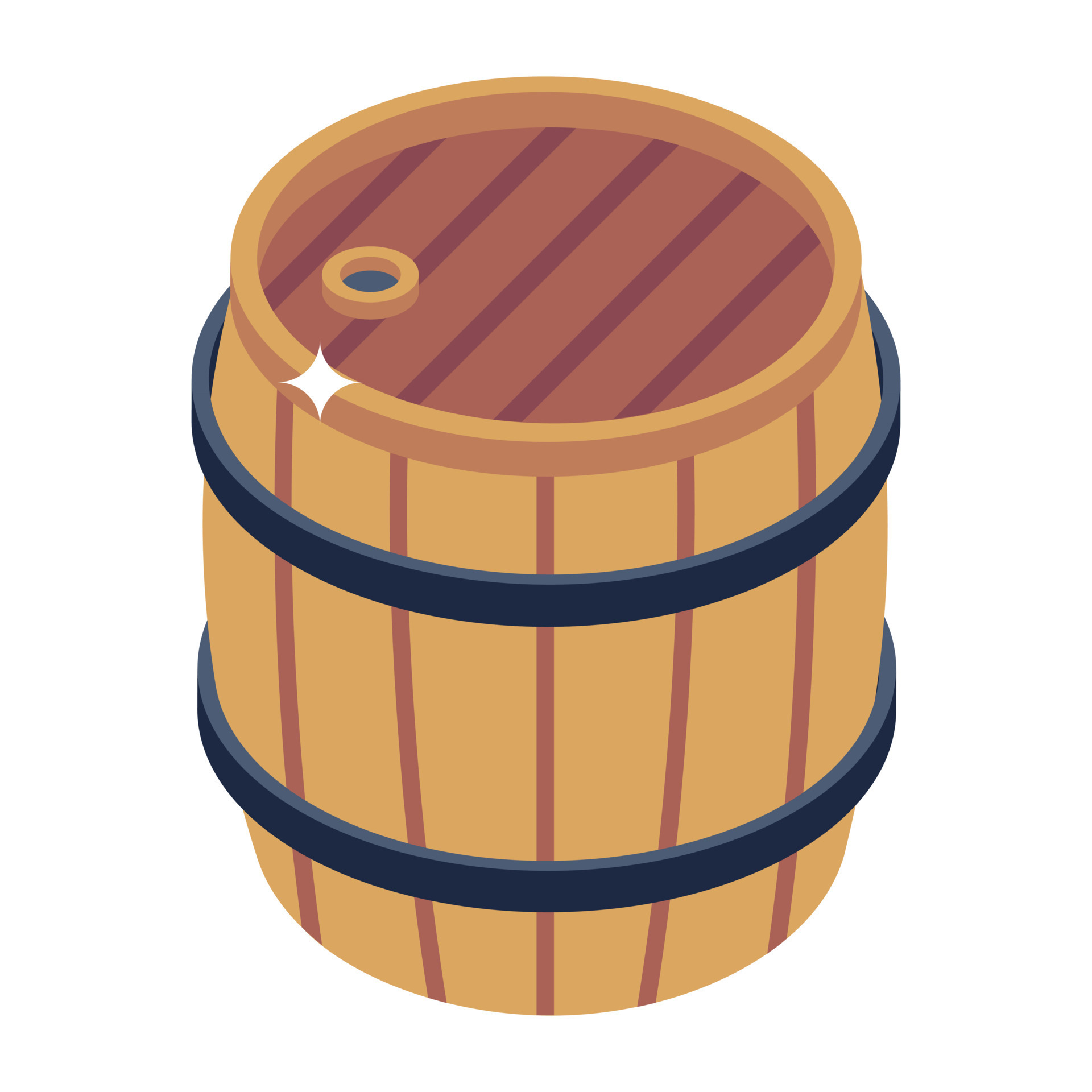 Rum barrel in oak wood for wine storage 8413369 Vector Art at Vecteezy
