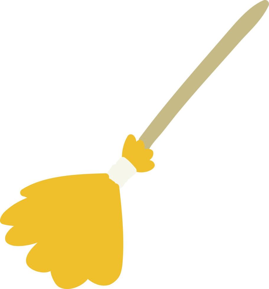 traditional broom stick vector