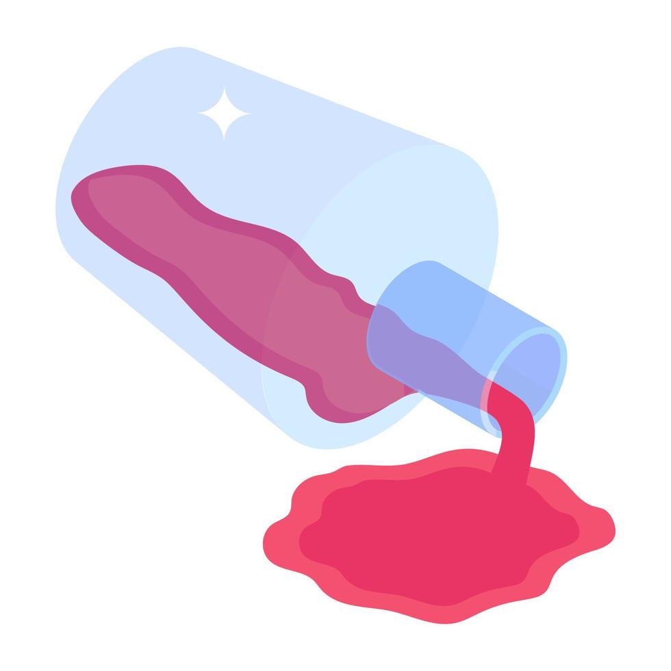 An icon of magic potion isometric vector