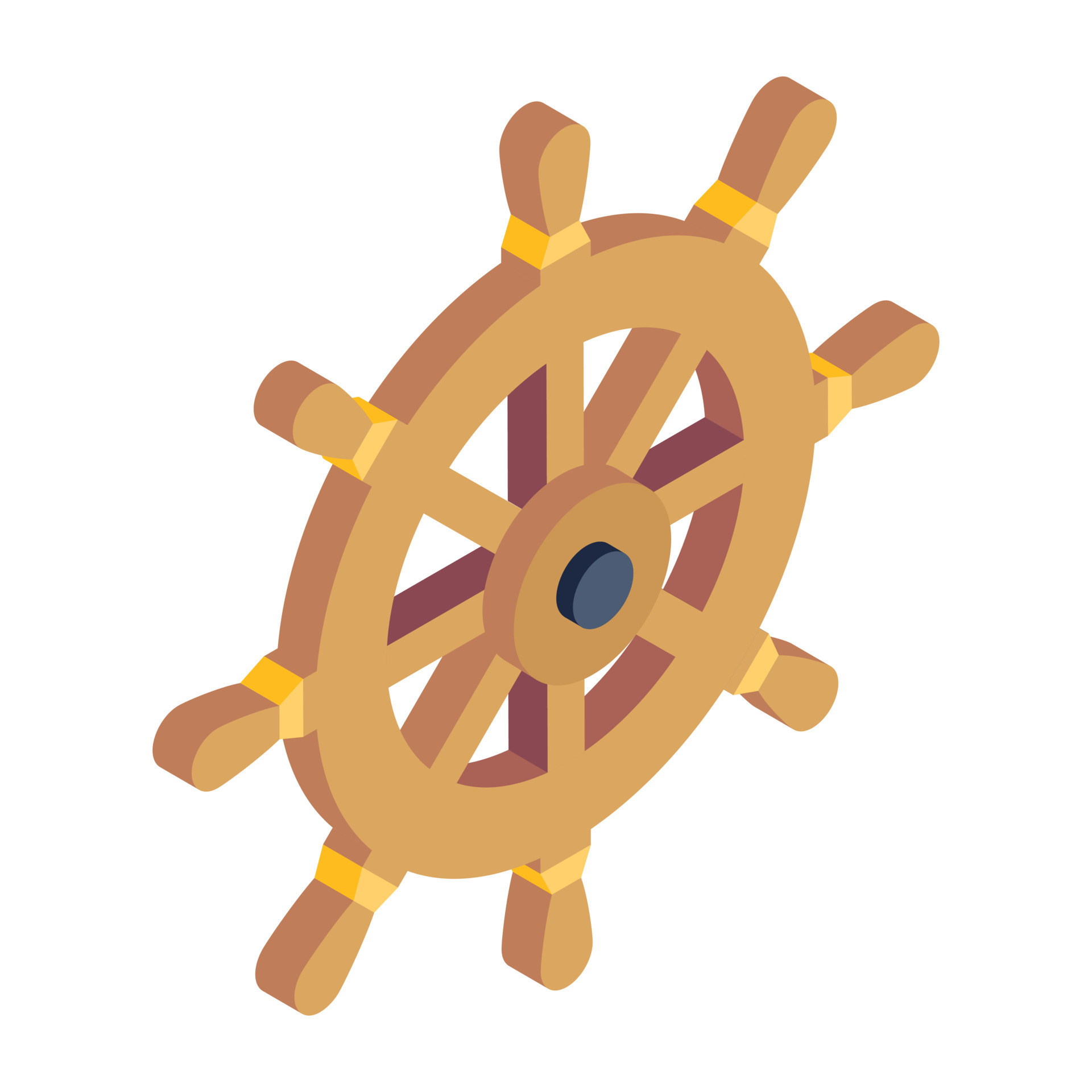 An icon of ship helm isometric vector 8413687 Vector Art at Vecteezy