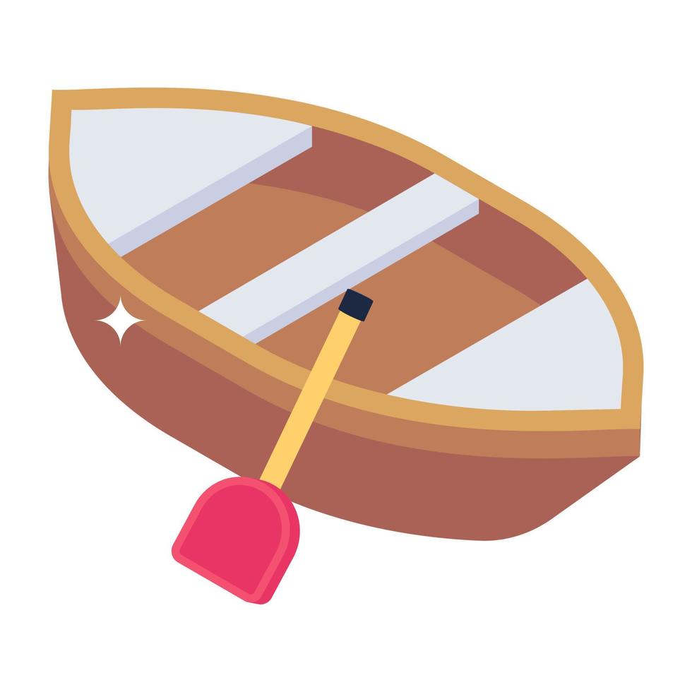 An editable isometric icon of pirate ship vector