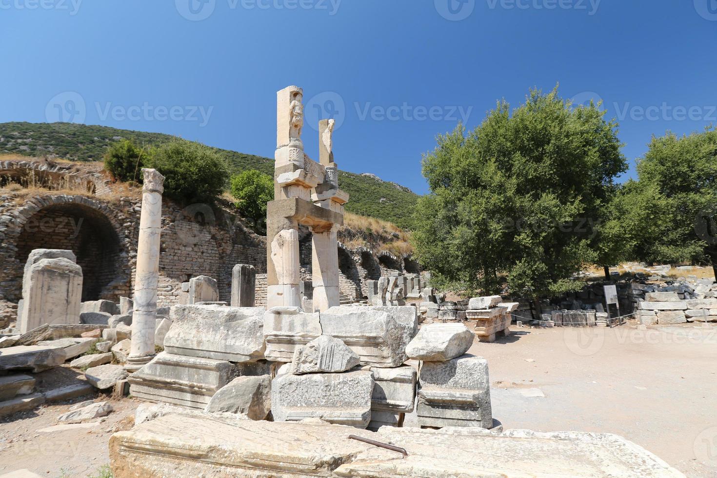 Ephesus Ancient City in Selcuk Town, Izmir, Turkey photo