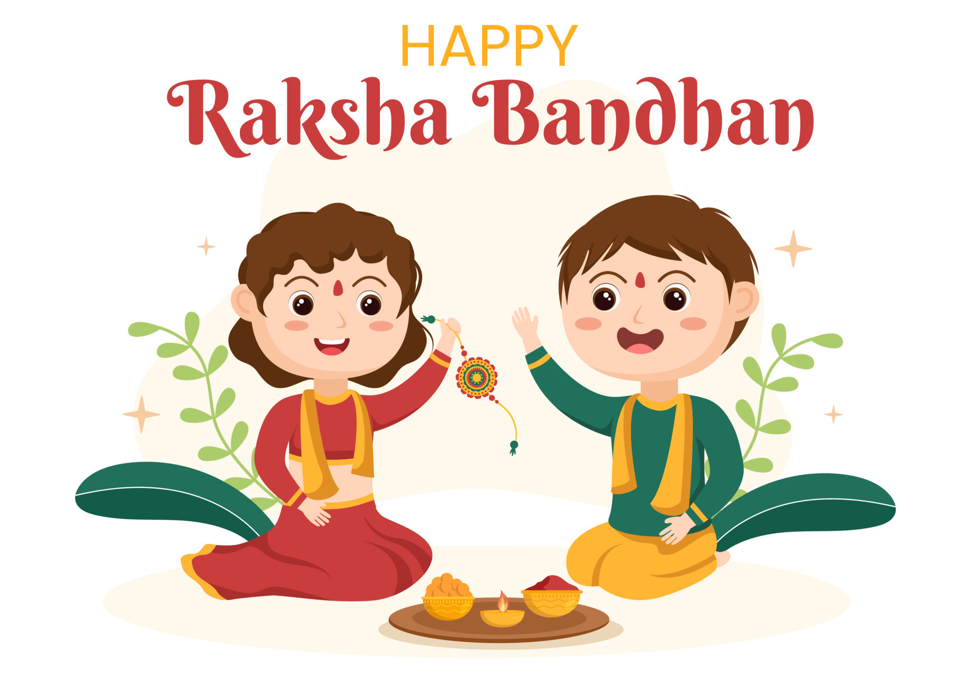 Happy Raksha Bandhan Cartoon Illustration with Sister Tying Rakhi on Her Brothers Wrist to Signify Bond of Love in Indian Festival Celebration 8414462 Vector Art at Vecteezy Happy Raksha Bandhan Cartoon Illustration with Sister Tying Rakhi on Her Brothers Wrist to Signify Bond of Love in Indian Festival Celebration 8414462 Vector Art at Vecteezy