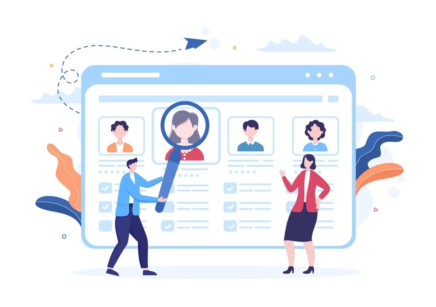 Employment Agency for Recruitment or Placement Job Service with Skilled