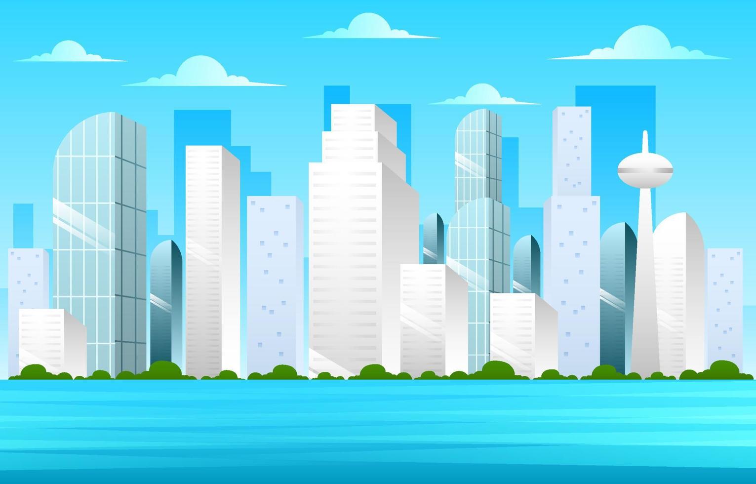 fondo moderno skyscaper vector