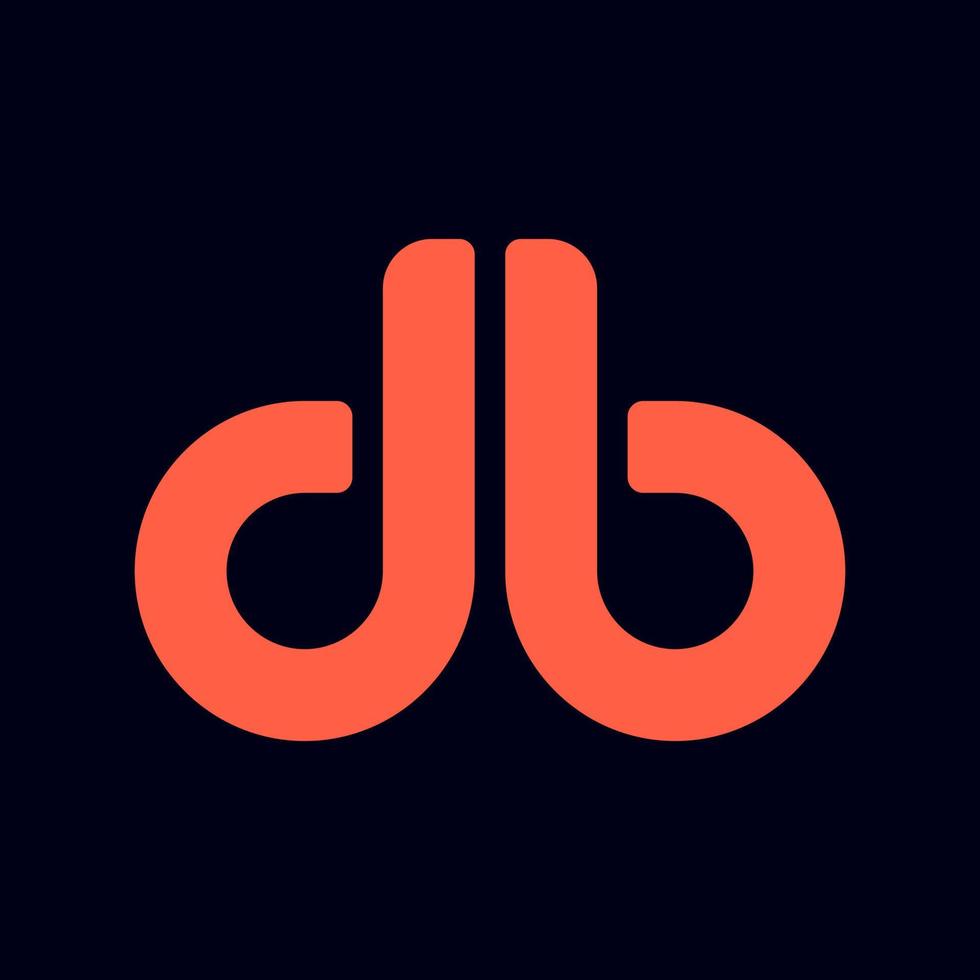 Db Logo Vector Art  illustration