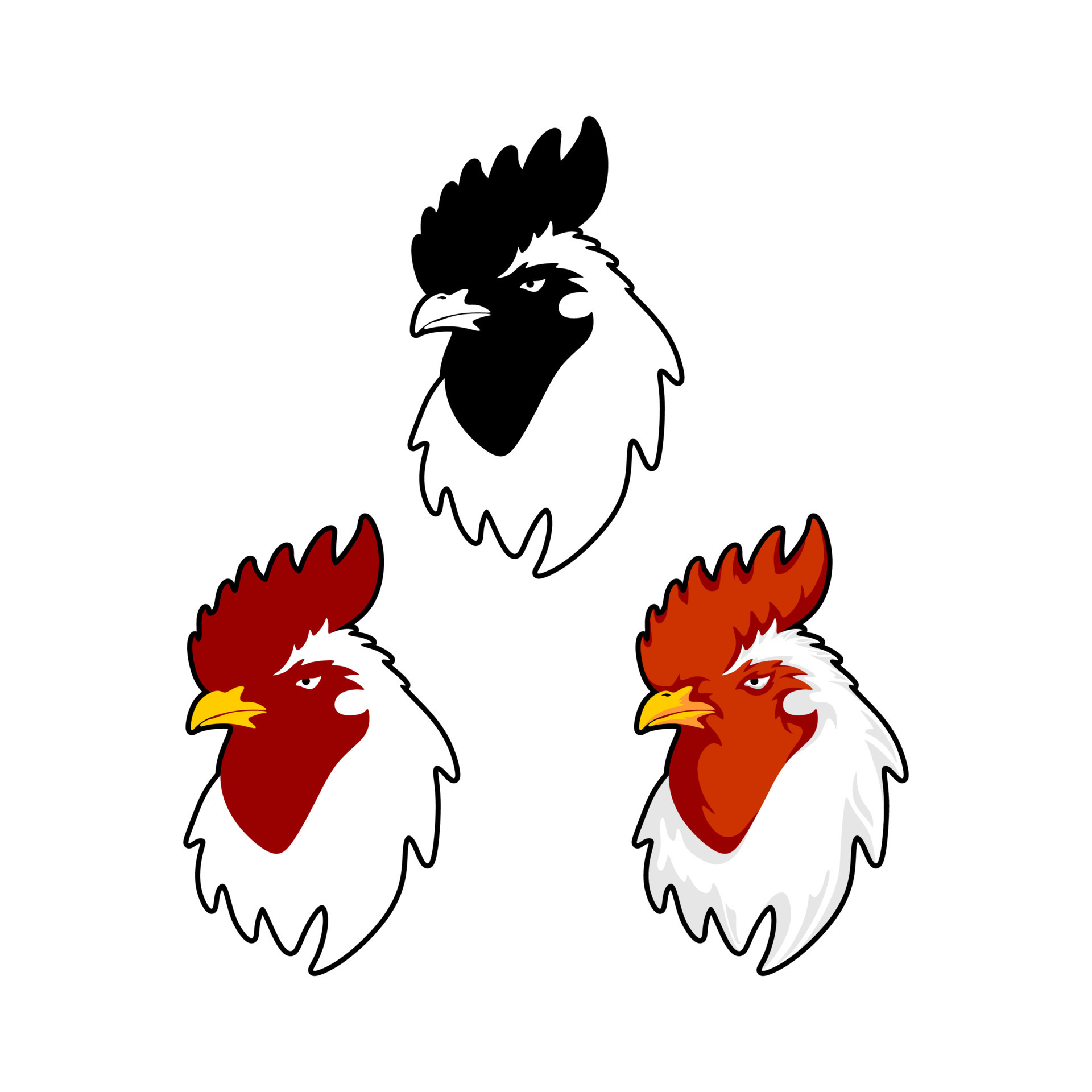 Rooster Logo Vector Images 8415820 Vector Art at Vecteezy