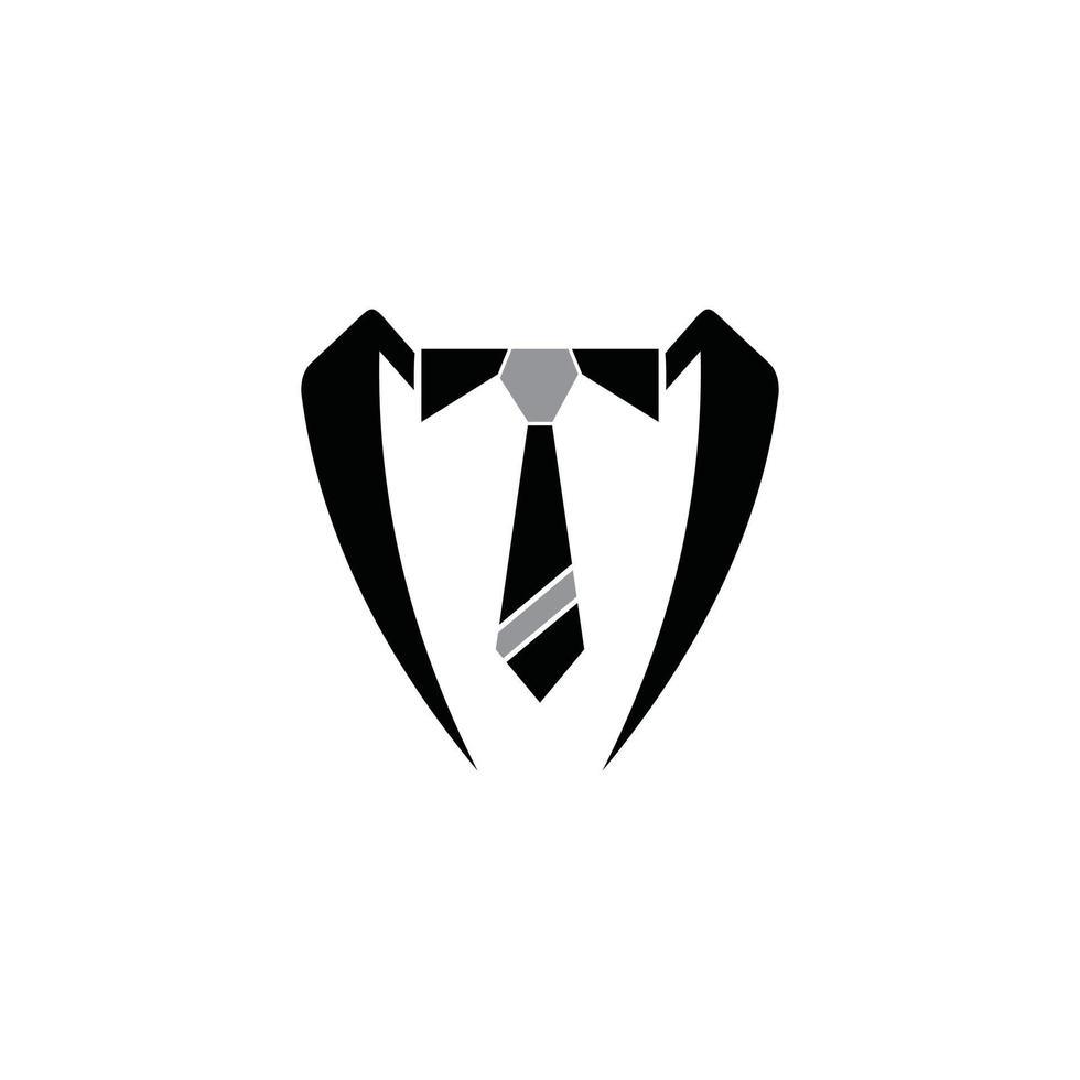 Tuxedo Gentleman Flat vector Icon design template.