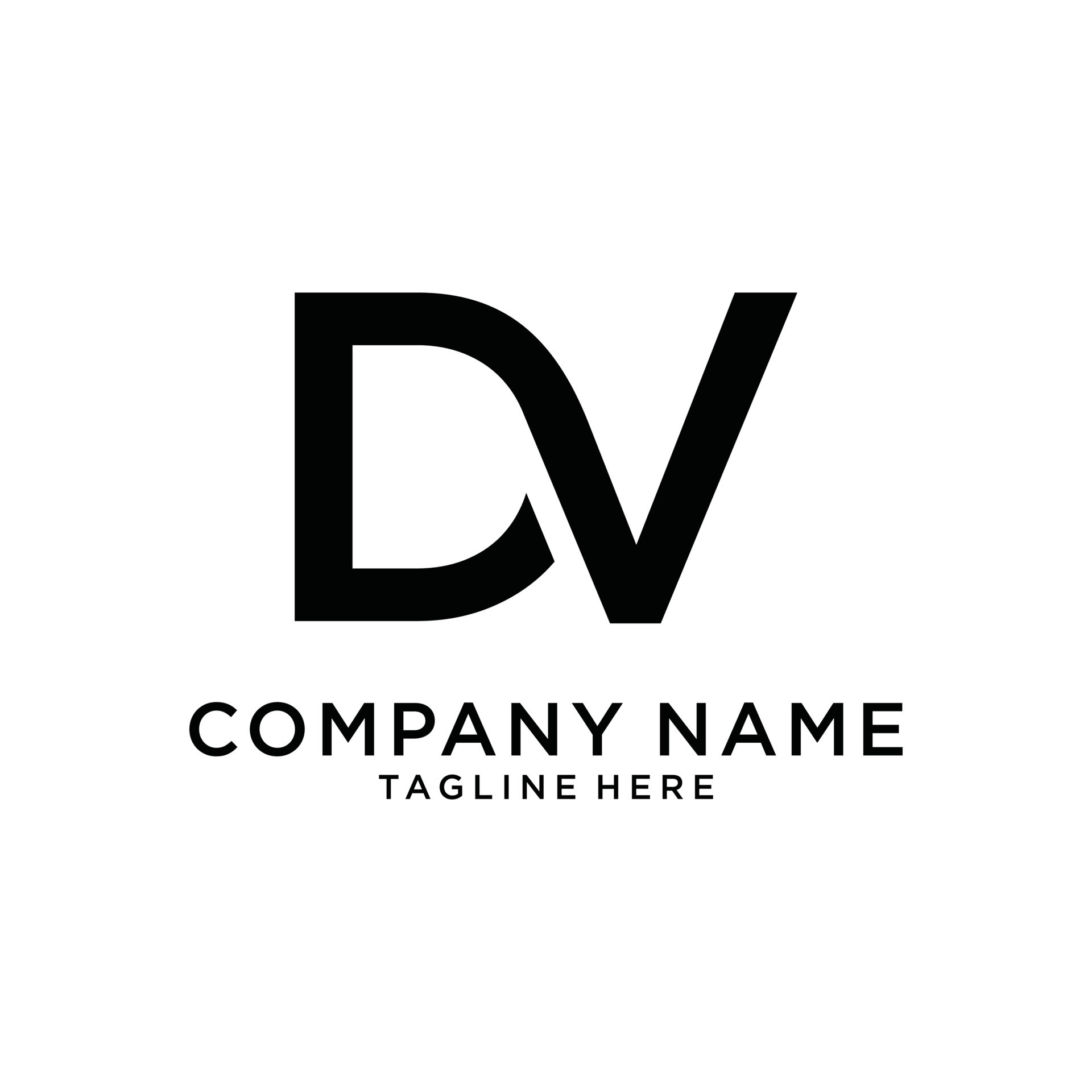 DV or VD letter logo design vector. 8416419 Vector Art at Vecteezy