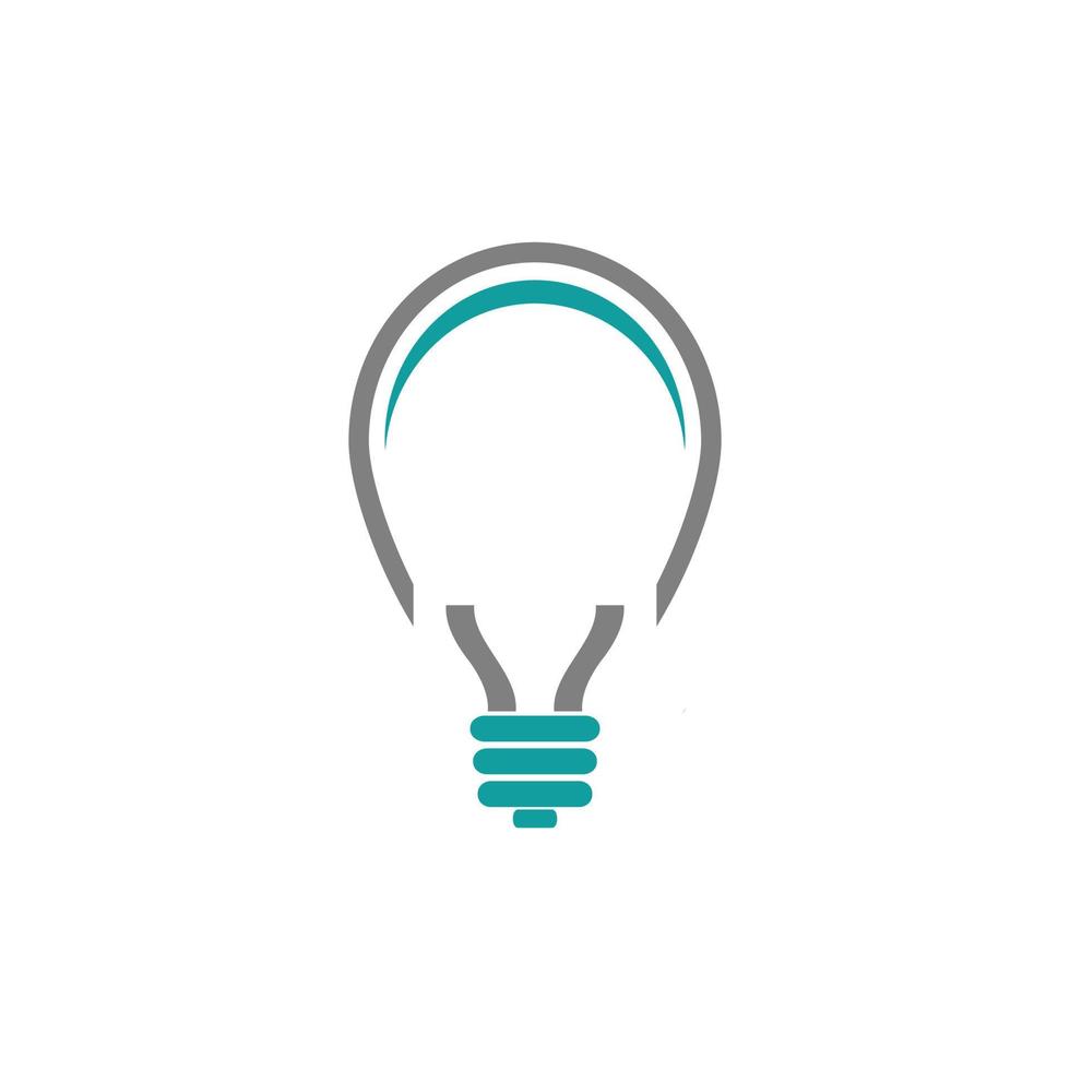 Light bulb icon vector design, Idea sign