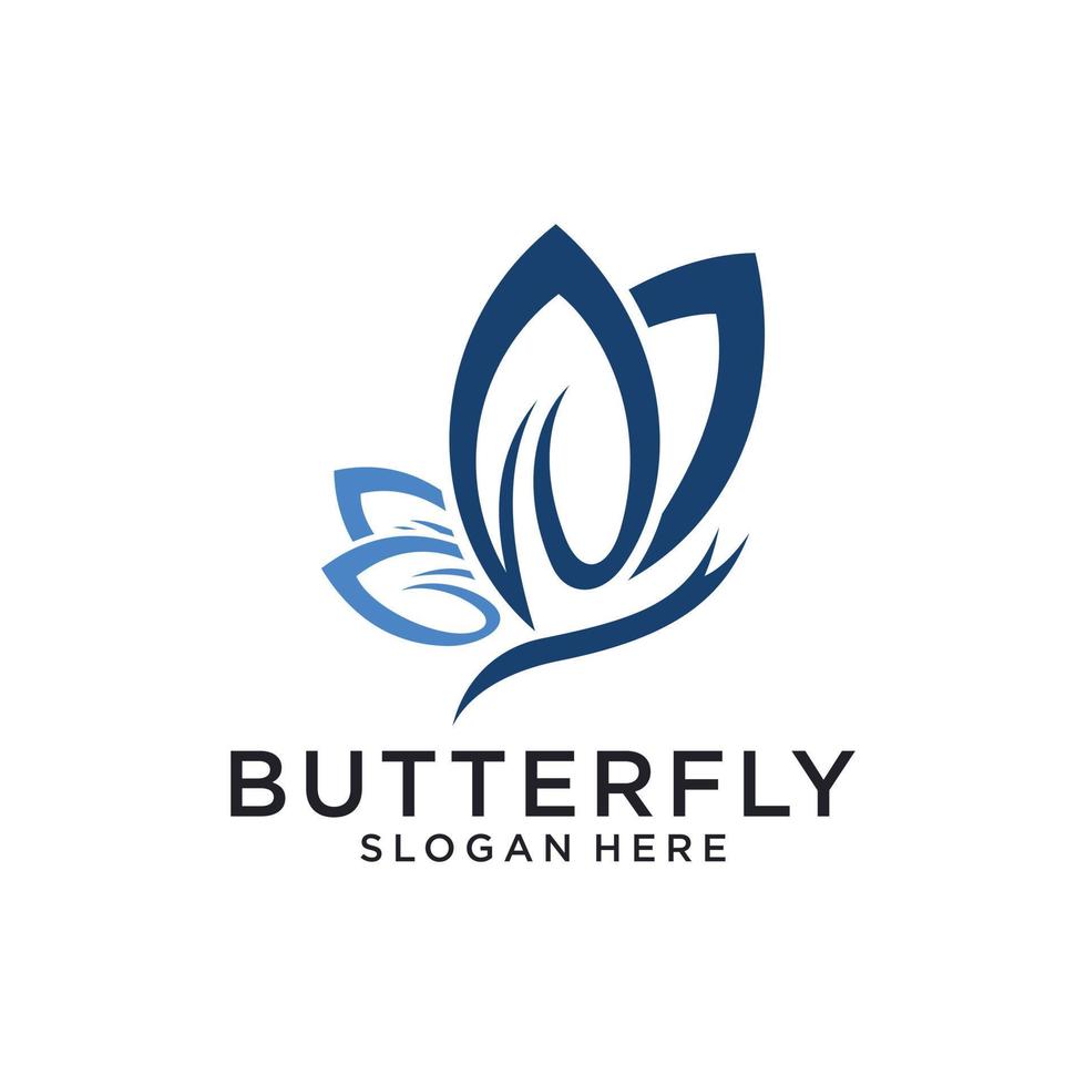 Butterfly vector logo design template