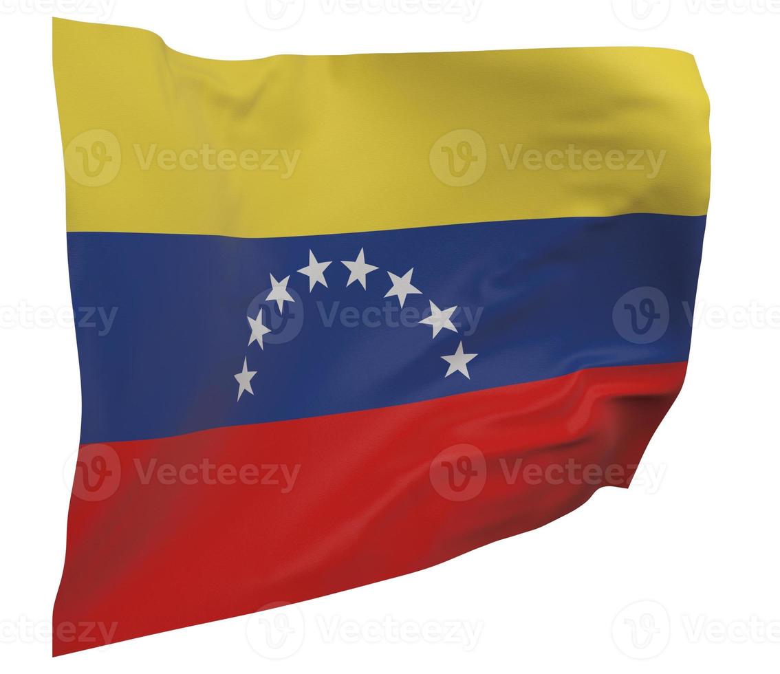 bandera venezolana aislada foto