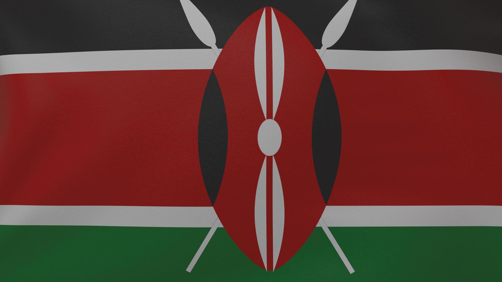 Kenya flag texture photo