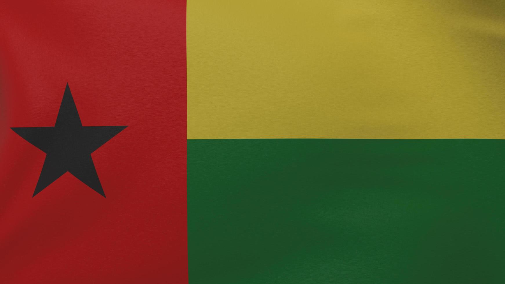 Guinea-Bissau flag texture photo