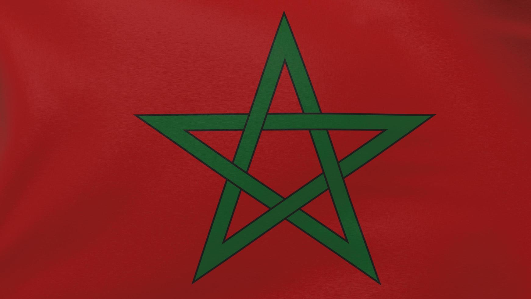 Morocco flag texture photo