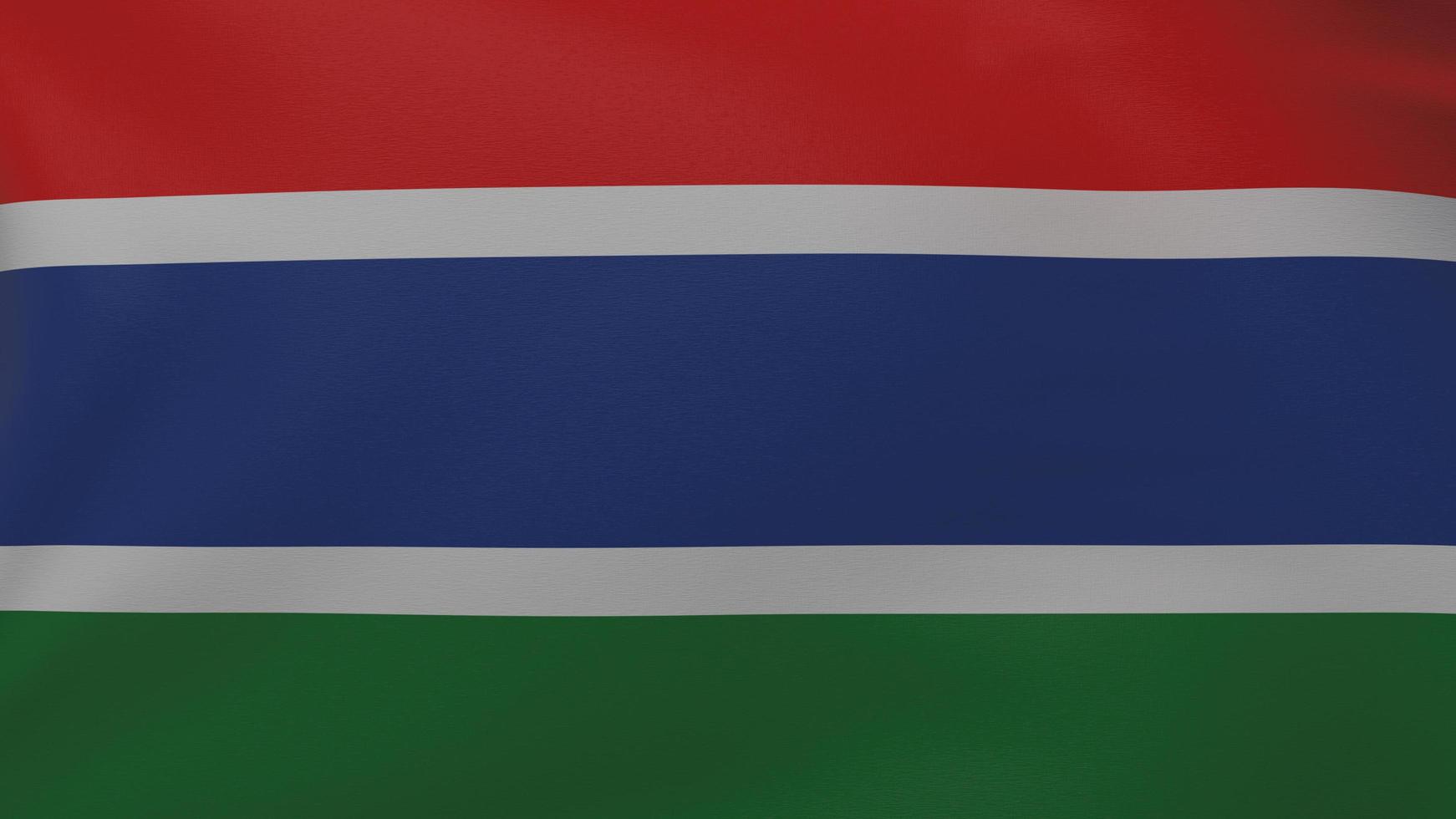 Gambia flag texture photo