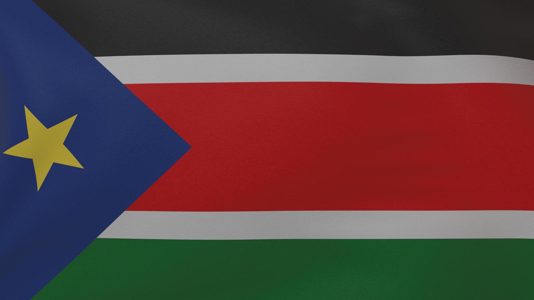 South Sudan flag texture photo