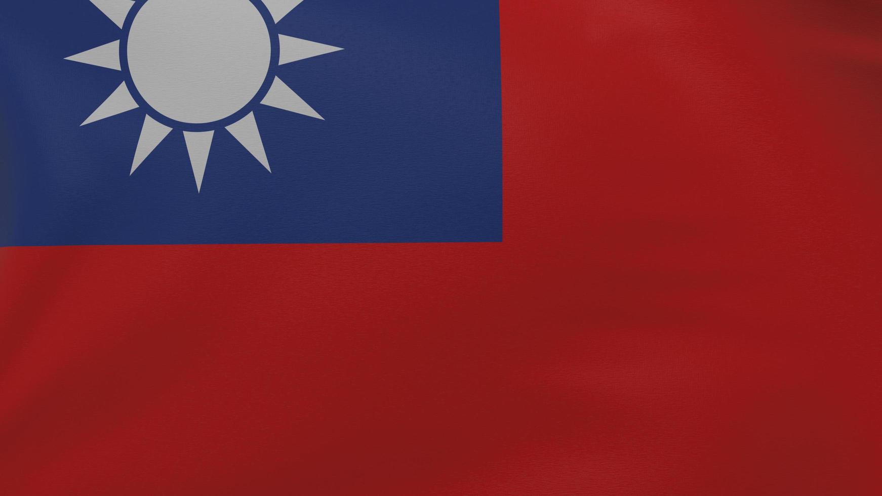 Taiwan flag texture photo