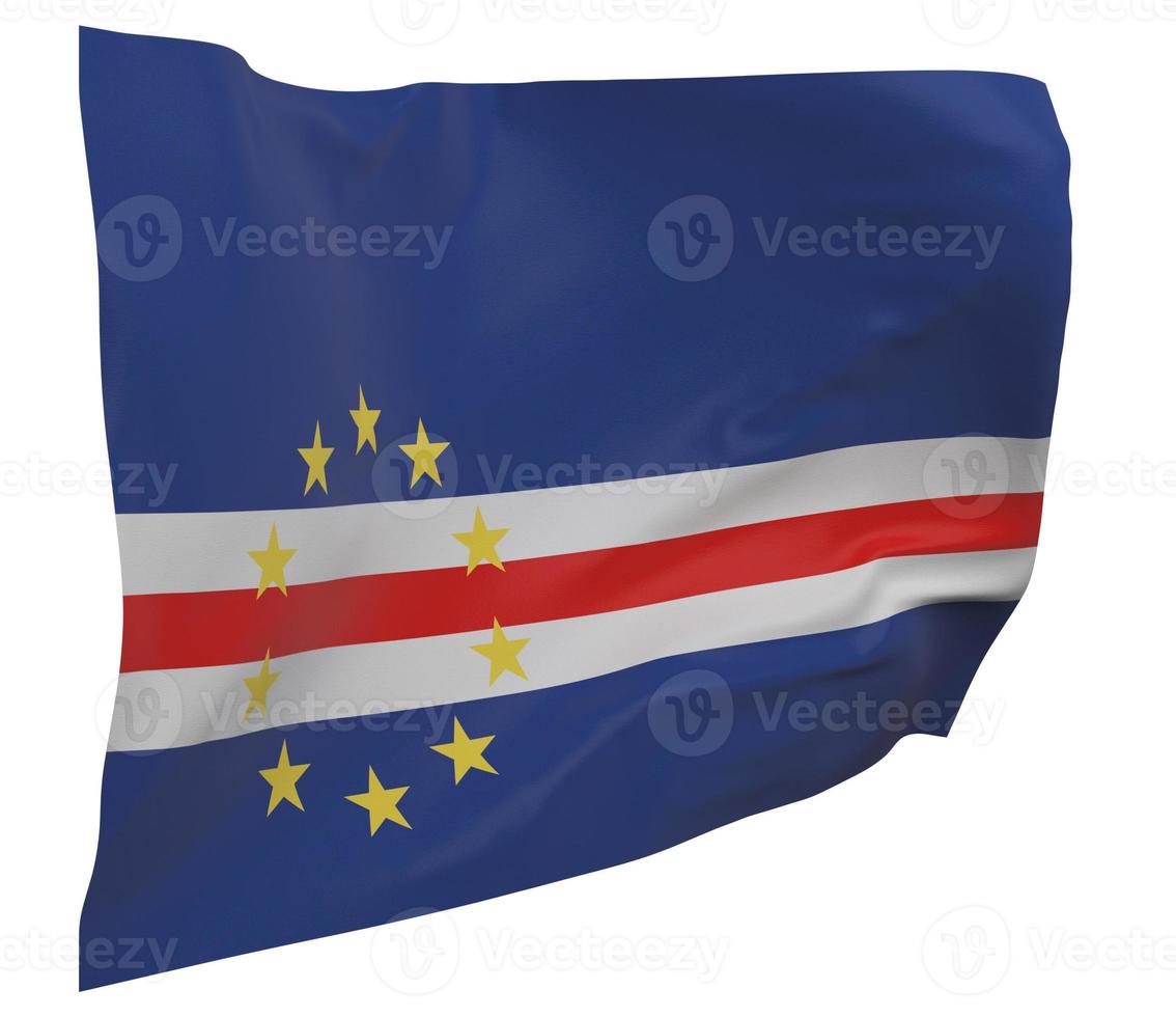 Cape Verde flag isolated photo