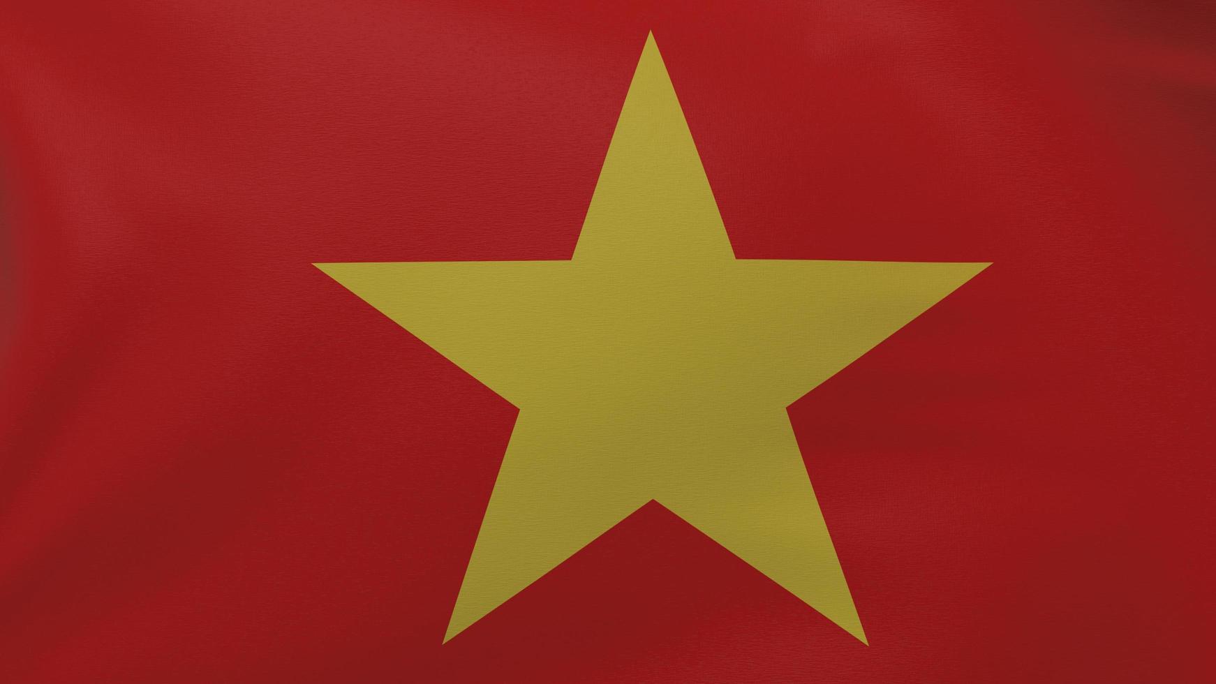 textura de la bandera de vietnam foto