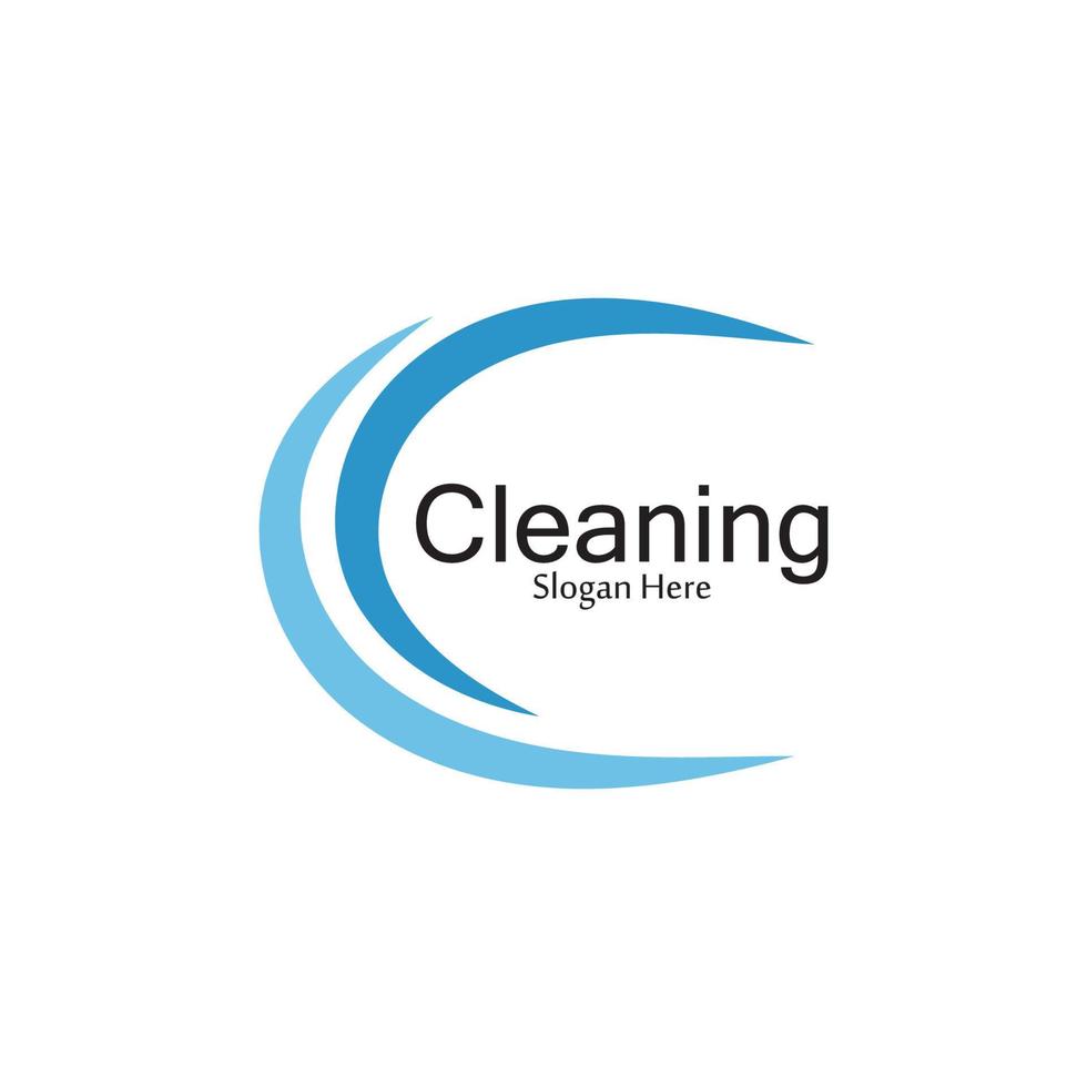 Cleaning logo and symbol ilustration vector template