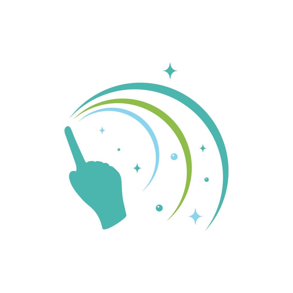 Cleaning logo and symbol ilustration vector template