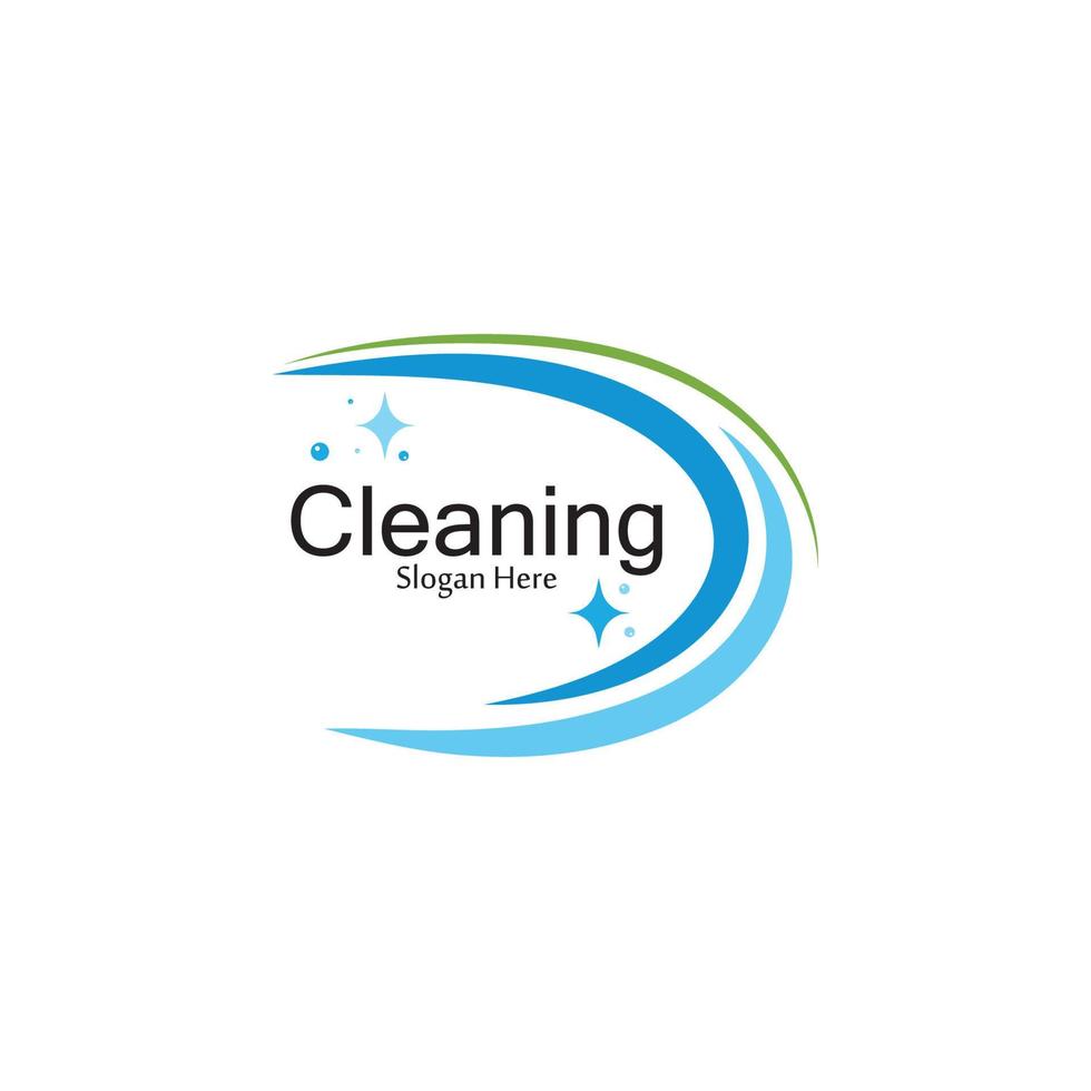 Cleaning logo and symbol ilustration vector template