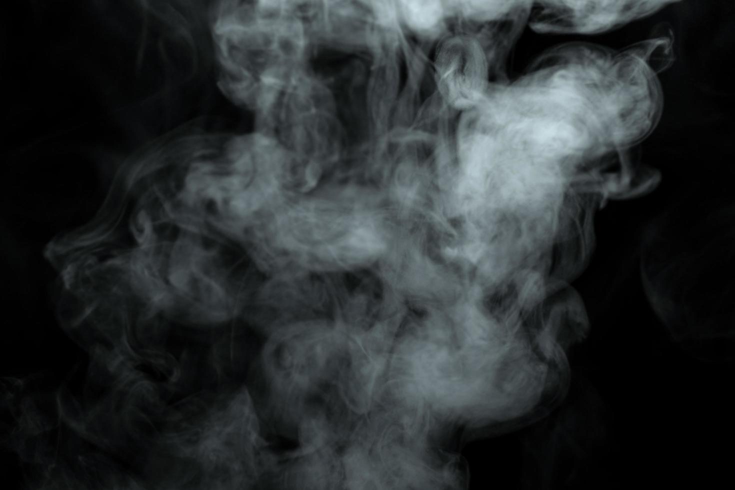 Abstract powder or smoke effect isolated on black background,Out of focus photo