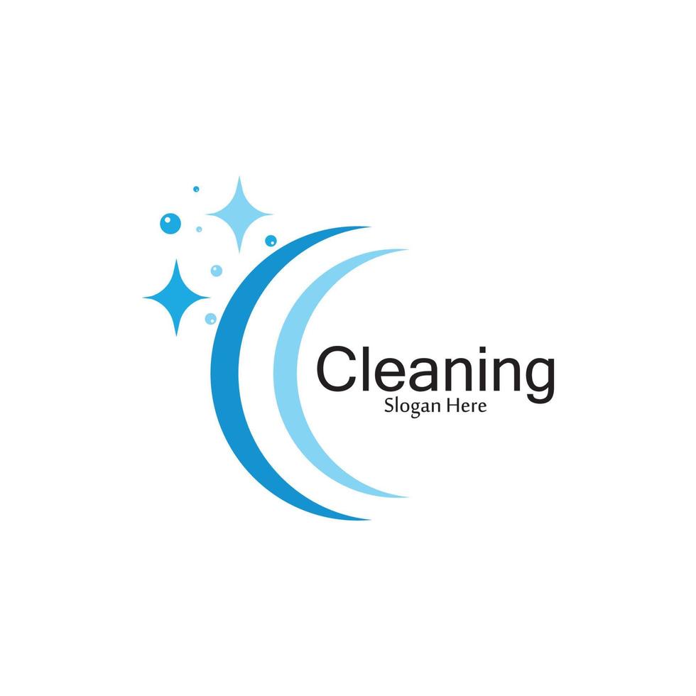 Cleaning logo and symbol ilustration vector template