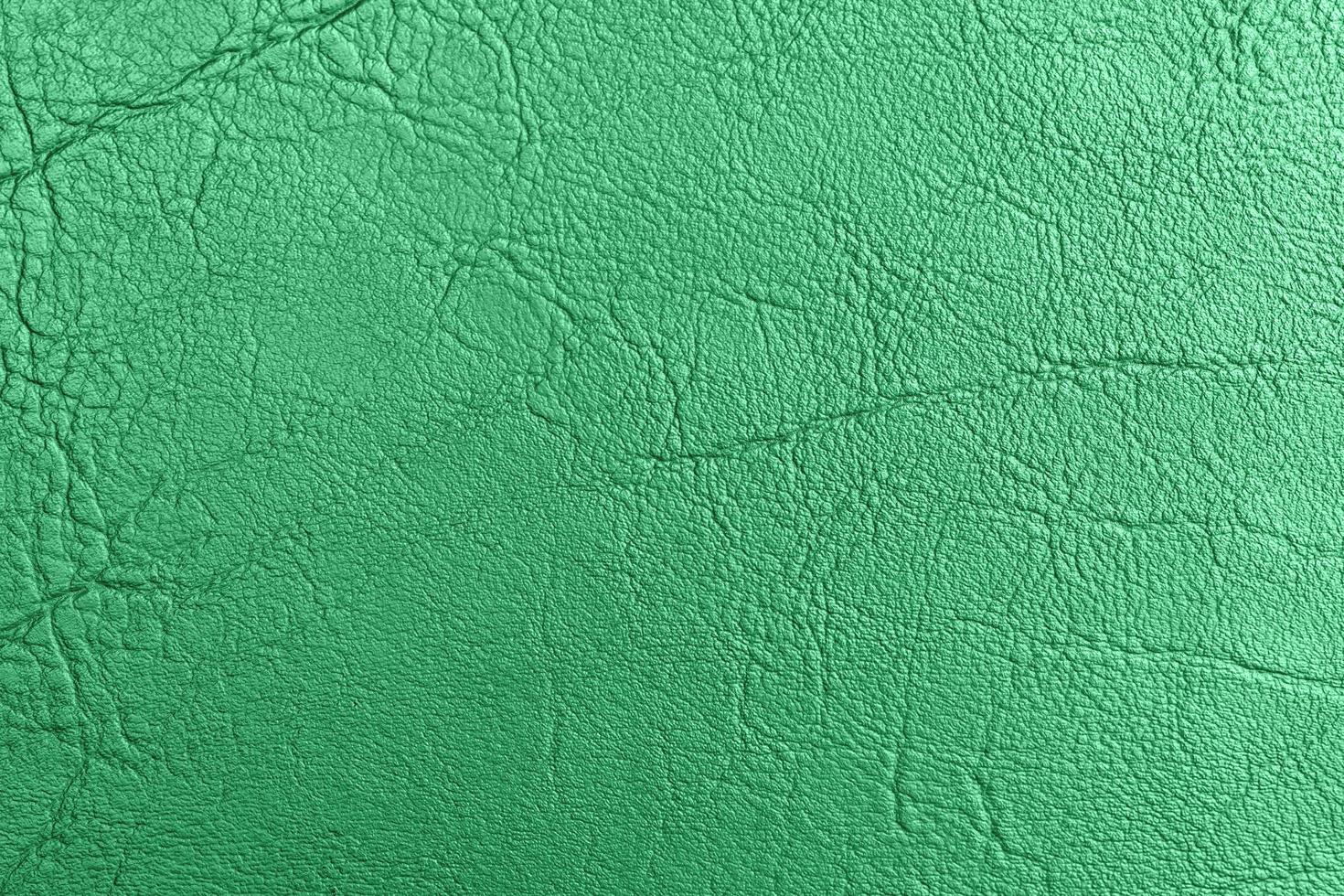 fondo de textura de cuero verde foto